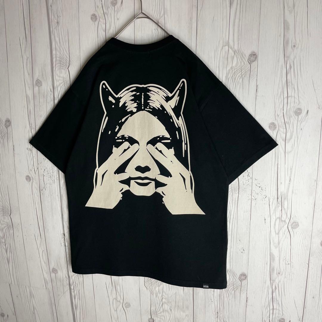 超人気デザイン】ヒステリックグラマー☆デビルガール ロゴ tシャツ 黒