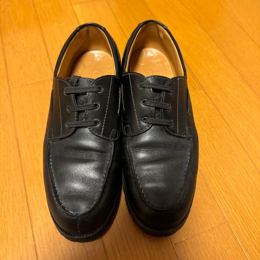 jm weston ヨット希少ロシアンカーフ！(BLACK) size７Ｃ中古品 J.M.ウエストン 7.5D【ロシアンカーフ仕様/ヨット/Yachting】 | 高級