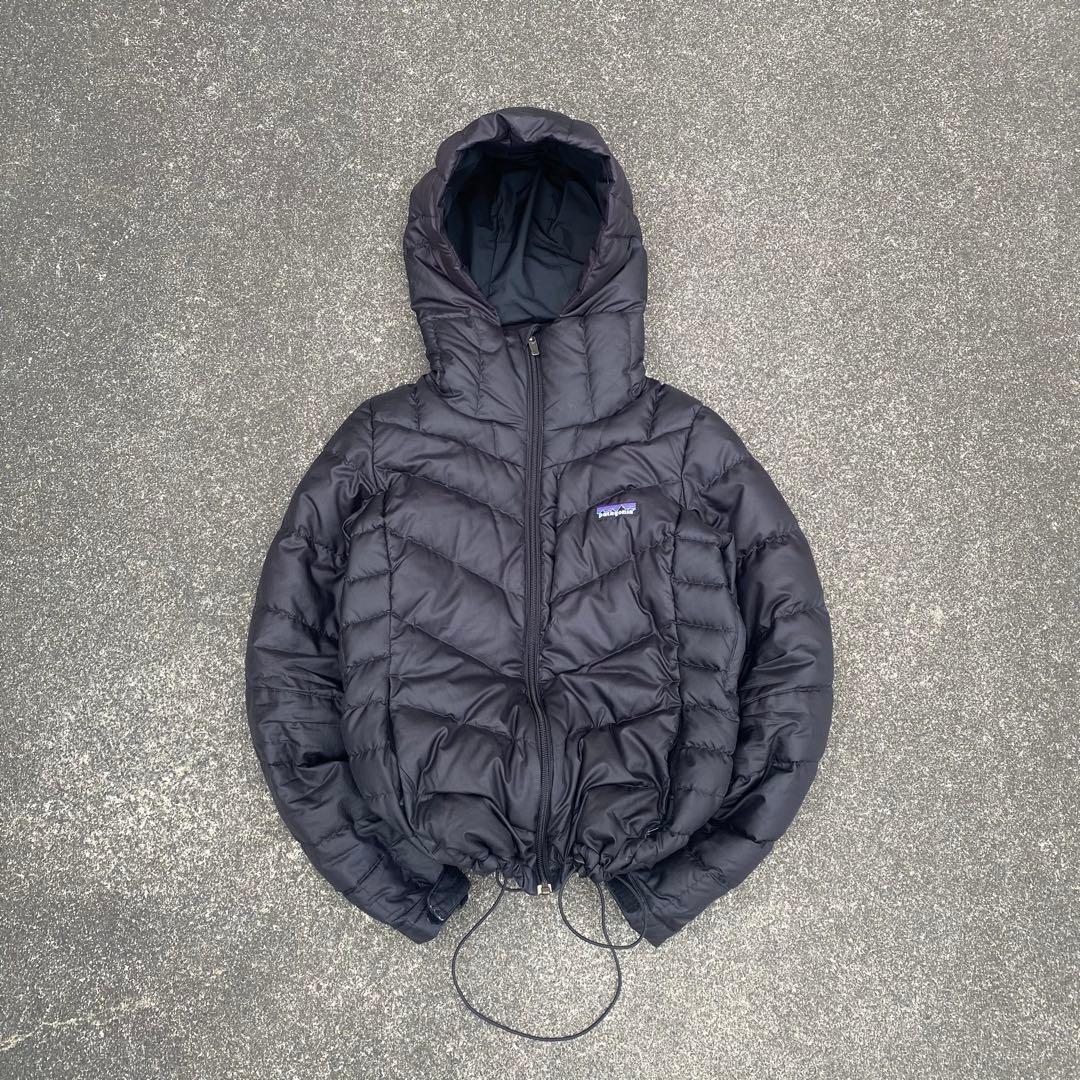 Patagonia 短丈 ダウンジャケット y2k テック系 11年製 人気 黒 - メルカリ