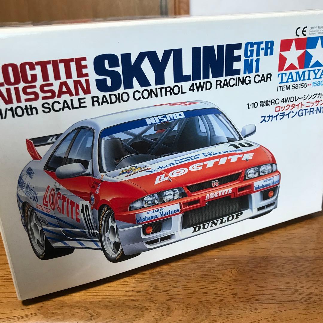 当時物 タミヤ TA02 ロックタイト スカイライン R33 GT-R 1/10 - メルカリ