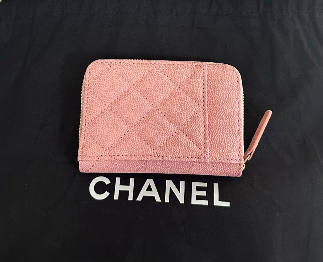 CHANELフラグメントケースケースピンクノベルティ新品 CHANEL - 新品 シャネル CHANEL カードケース フラグメントケース