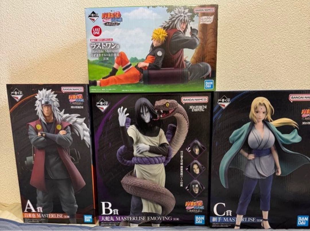 ナルト一番くじ　フィギュア4点セット 一番くじ NARUTO-ナルト- 疾風伝 紡がれる火の意志」が再販売決定