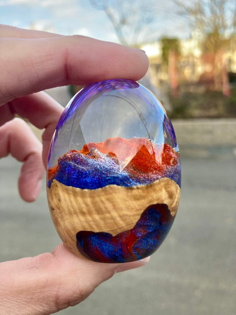 m.a.wood ドラゴンエッグ 抽選販売 当選品 ハンドメイド 卵型オブジェ