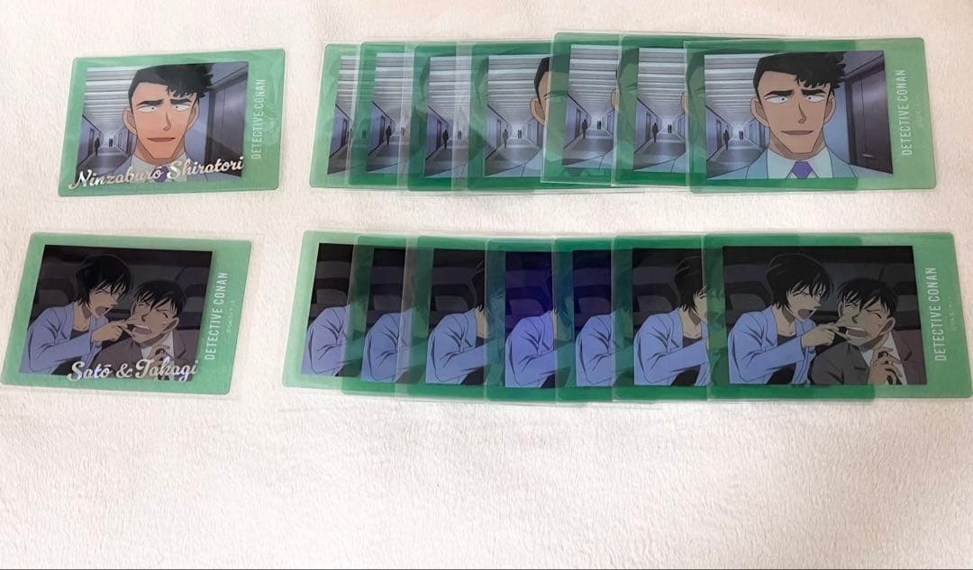 名探偵コナン ぱしゃこれ クリア 箔押し 白鳥任三郎 高木渉 佐藤美和子