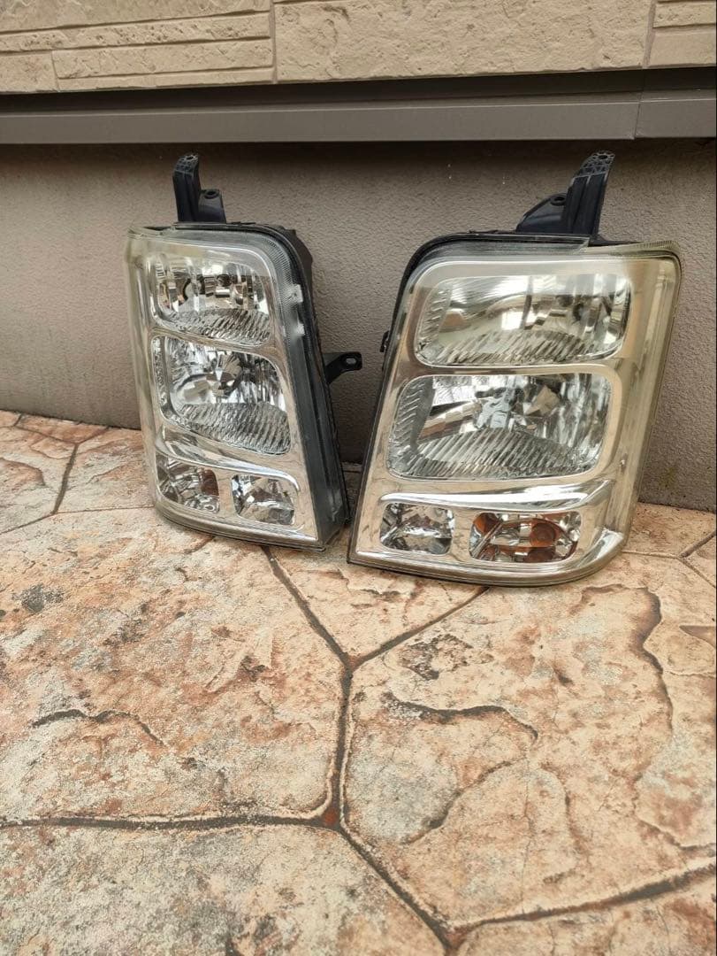 エブリィワゴンDA64wHIDヘッドライトユニット左右セット DA64W エブリィワゴン 純正HID車 純正ドレスアップヘッドライト