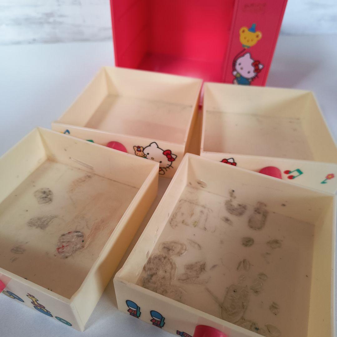 昭和レトロ キティ 小物入れ 4段引き出し 送料 無料 通販