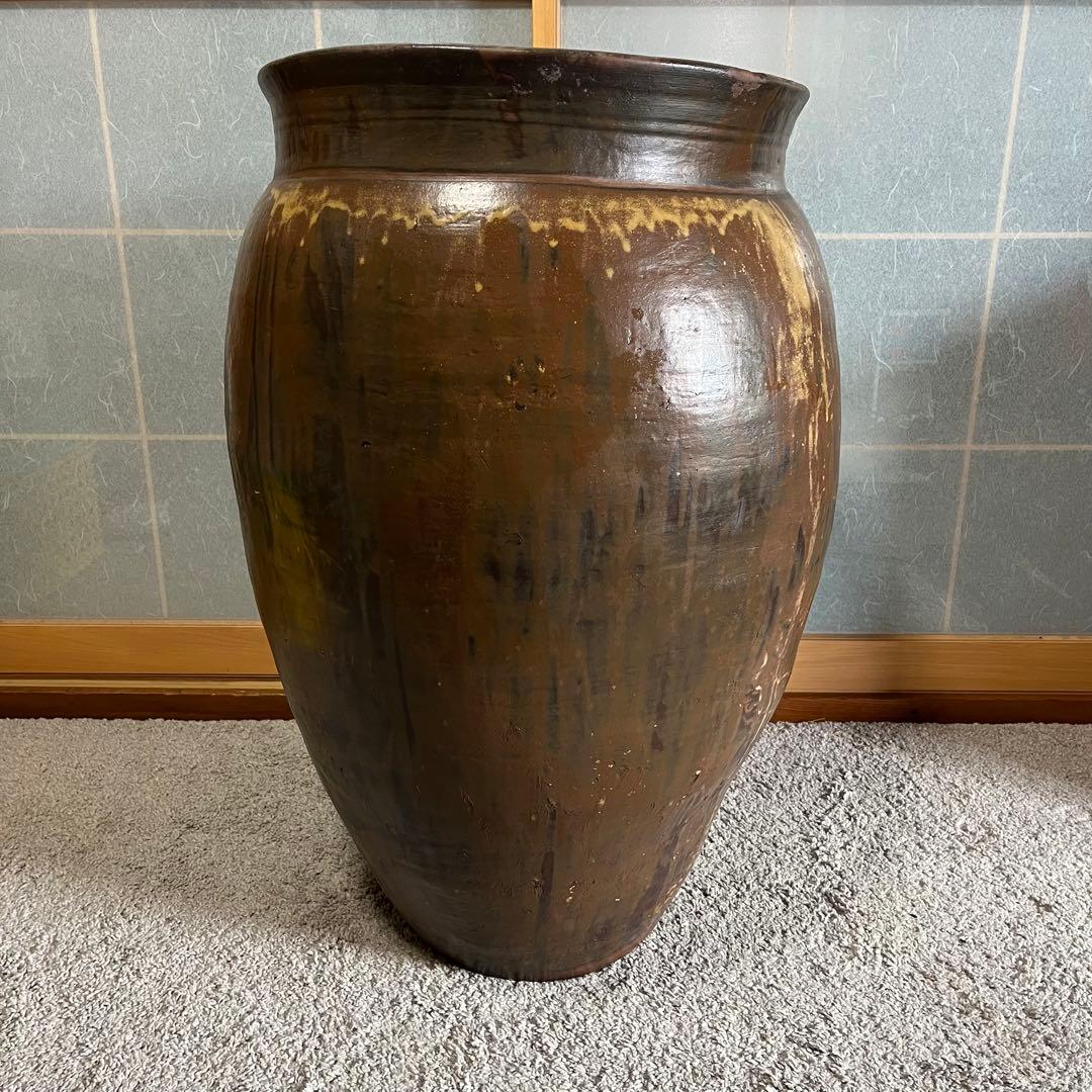 ヴィンテージ 唐津焼 大壺 大甕 高さ80cm - メルカリ