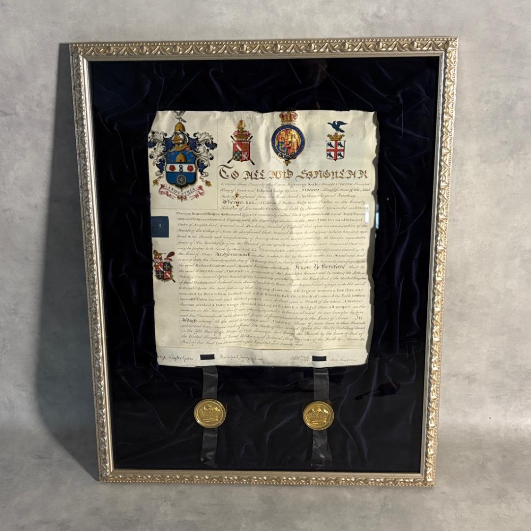 【希少】英国 紋章院（College of Arms）発行　 紋章認可書 紋章のはなし》（7） “紋章院”｜しじみ ｜デザインを語るひと