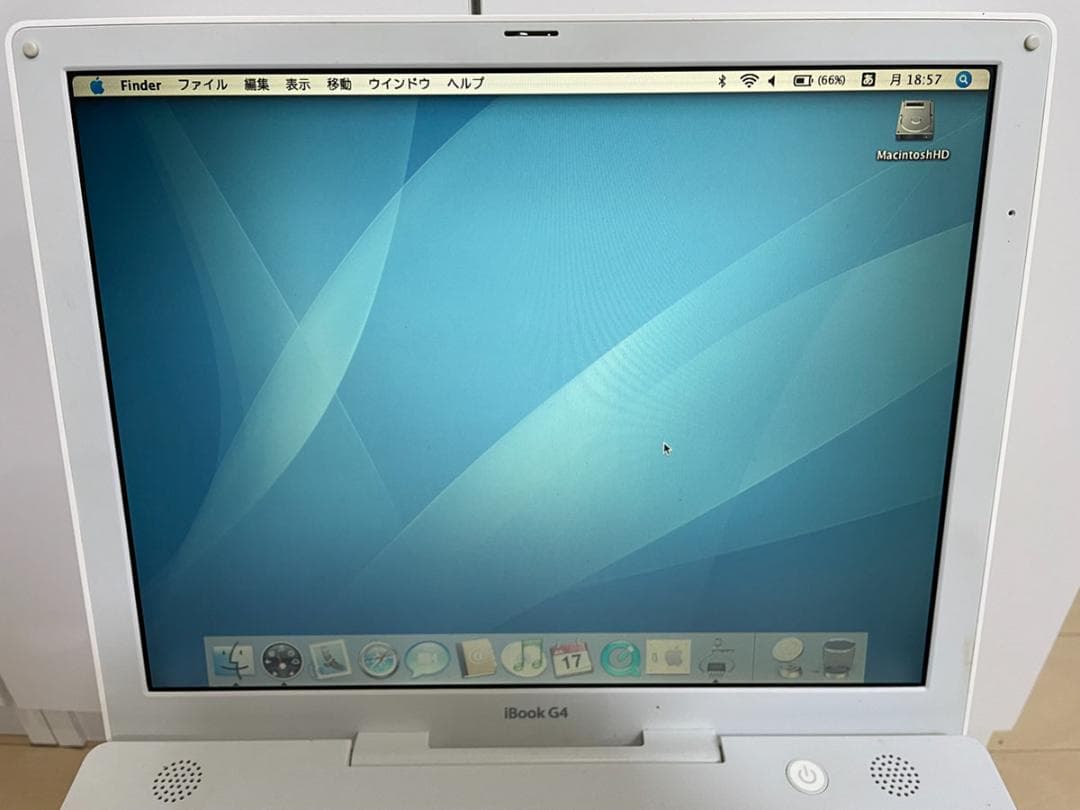iBook G4 14インチ 1.4GHz 1GB HDD80GB 良品