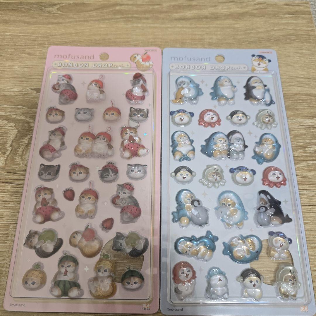 M*O様 mofusand ボンボンドロップシール 2シートセット モフサンド