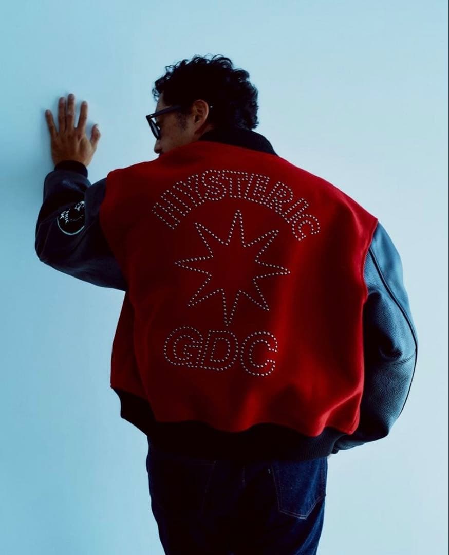 レッド HYSTERIC GLAMOUR GDC スタジャン XL キムタク - メルカリ