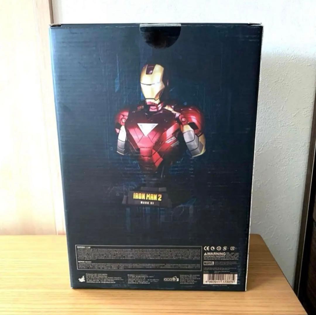 レア品 美品 ホットトイズ 1/4スケール バストアップ アイアンマン