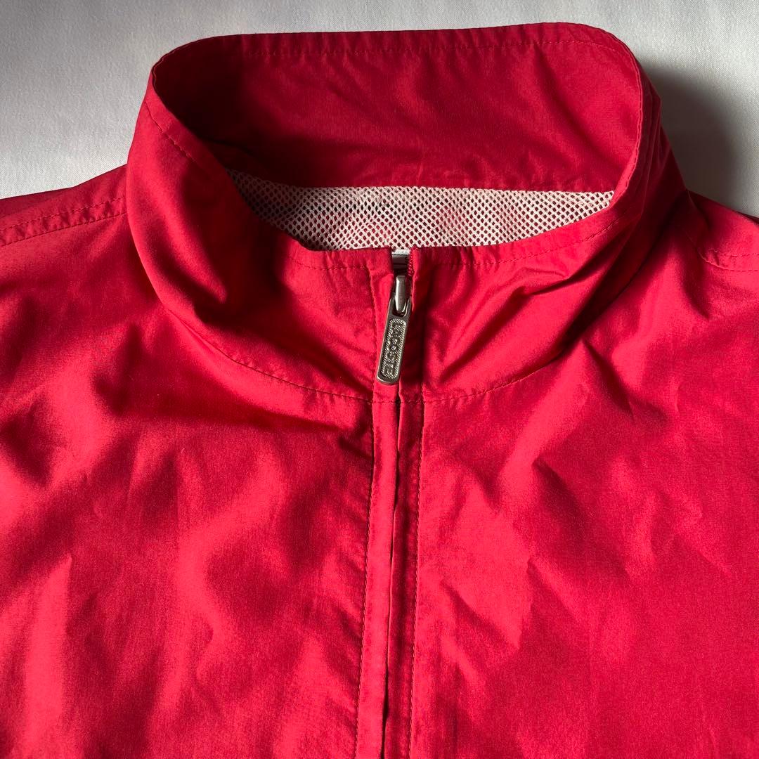 p*1様 LACOSTE ラコステ ナイロンジャケット 赤 ワンポイントロゴ メ