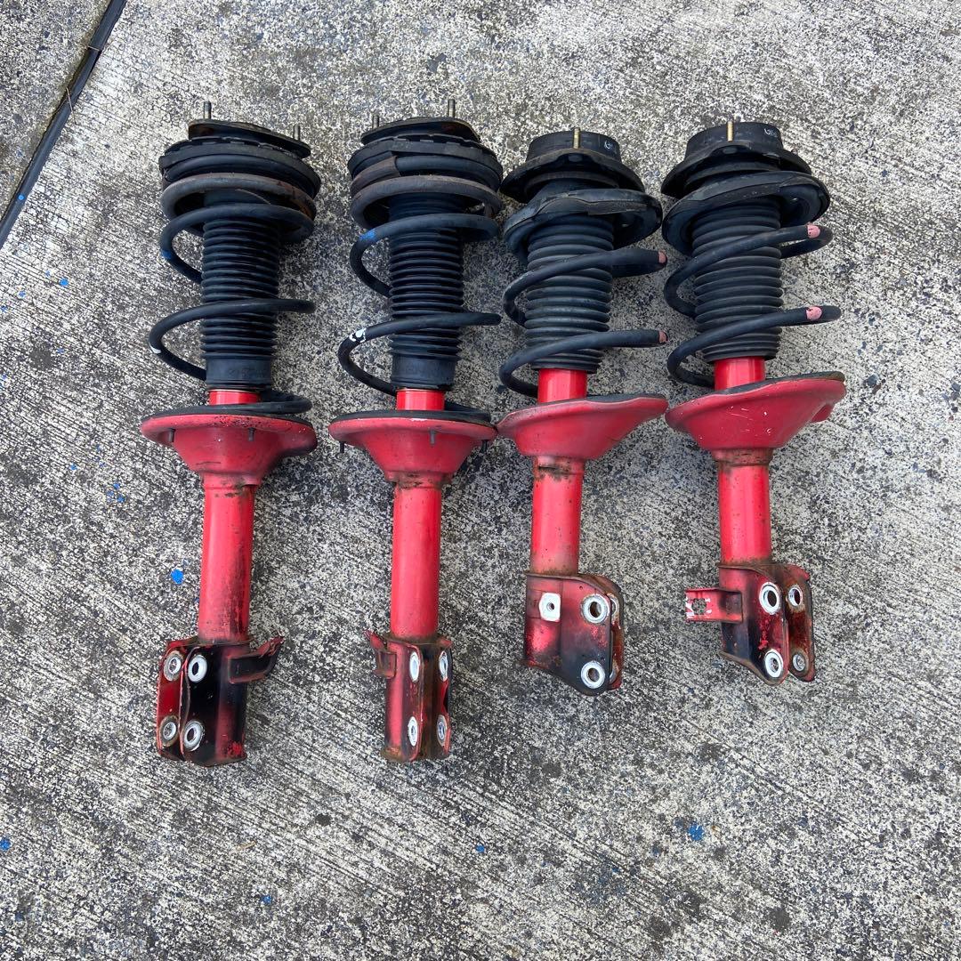 SUBARU純正 スバルインプレッサWRX gc8 純正ストラットサス 赤サス