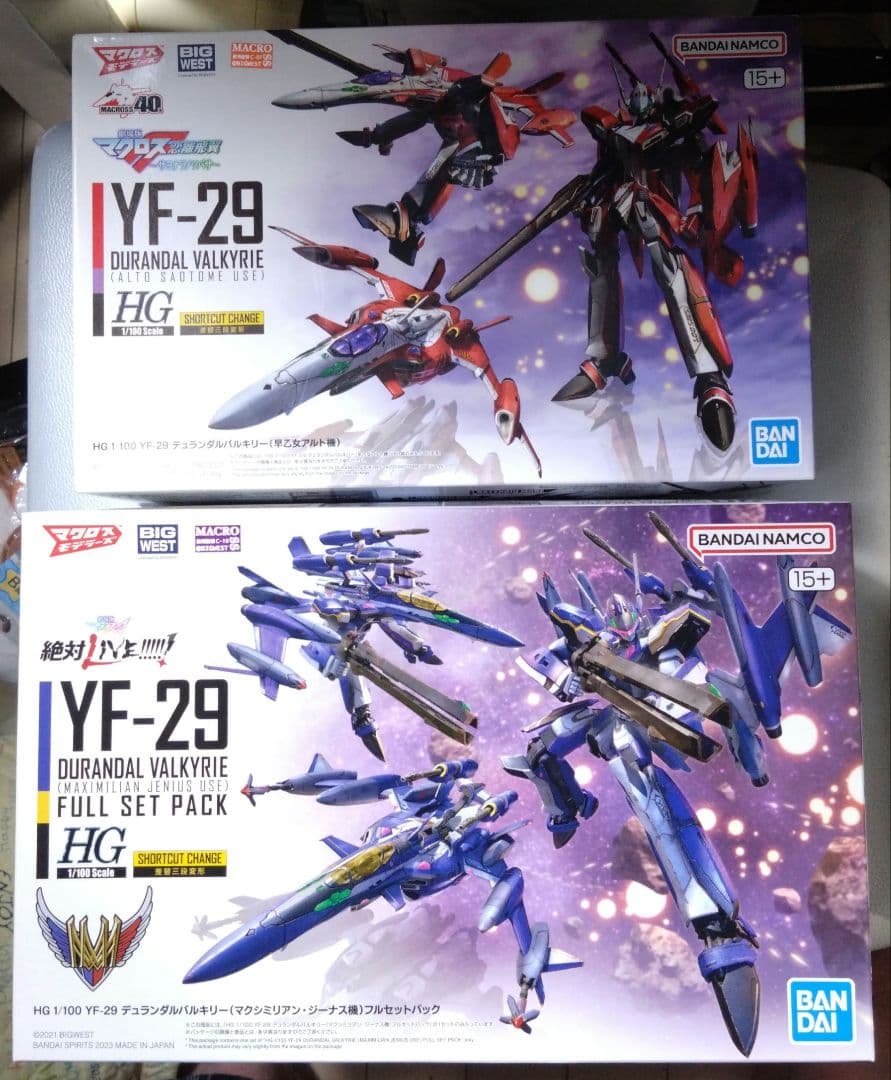 HGデュランダルバルキリー早乙女アルト・マクシミリアンジーナス機・デカール4点 アルト機とはココが違う！＆プチ塗装編】天才の駆る青き聖剣「HG 1/100