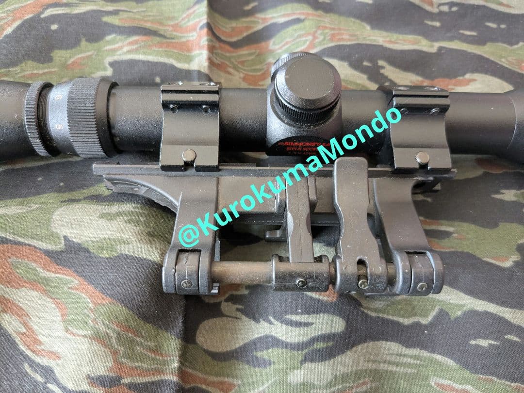 SIMMONSライフルスコープ 3-9×40WA 日本製マウント付 シモンズ美品