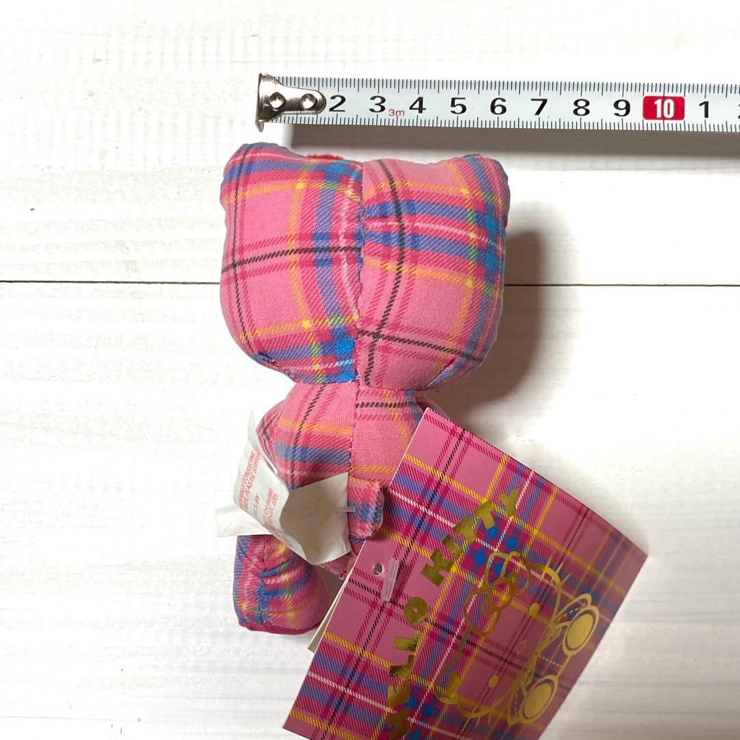 ハローキティ ロキャロン タータンチェック キティ マスコット