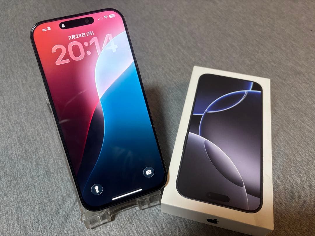 iPhone16 pro max ブラック256GB SIMフリー ジャンク - メルカリ