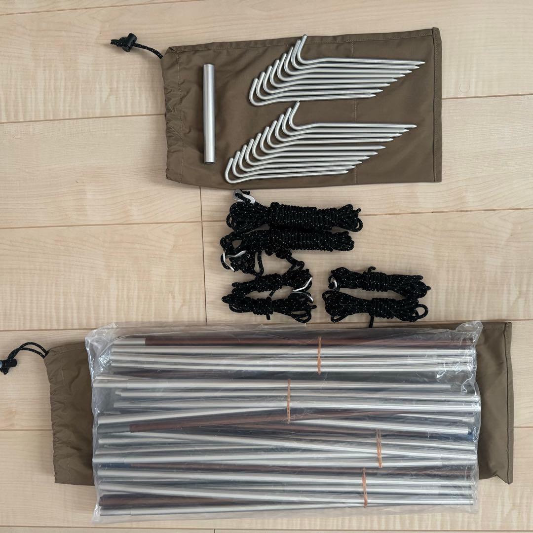 スノーピーク アメニティドームM TC 試し張り - テント・タープ最 安値