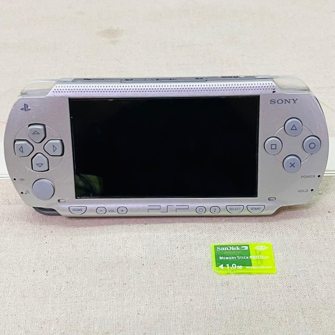 動作確認済 PSP本体 [シルバー] PSP-1000 新品バッテリー付 - メルカリ