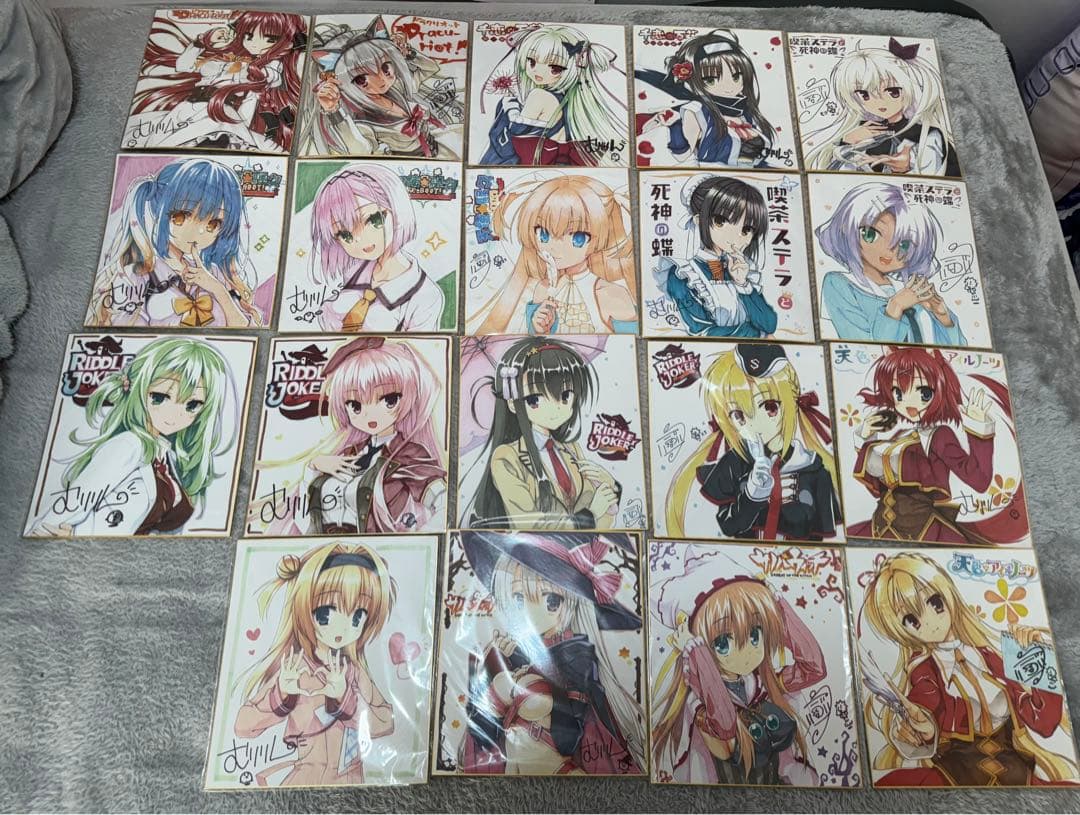 ゆずソフト 色紙まとめ売り - メルカリ