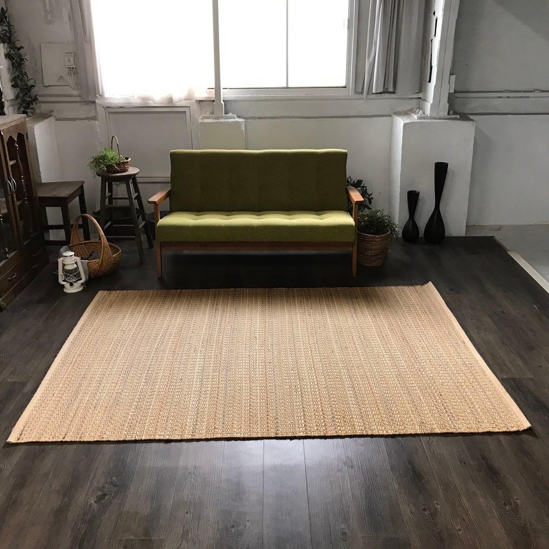 超レア 143x204cm 1.5畳 麻と水草 ラグ ラグマット 夏用 平織り 楽天市場】＜厚み約6mm＞ い草ラグ ウレタン入り コンパクトにたためる