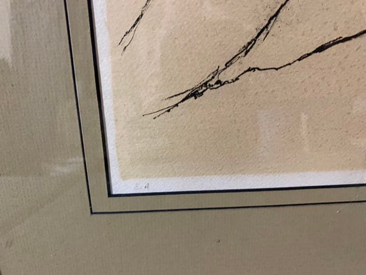 ジャンセン 版画 EA ラフ画