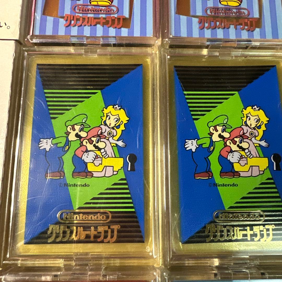 新品未開封 任天堂 クリンスルートランプ マリオ9個セットNintendo6柄