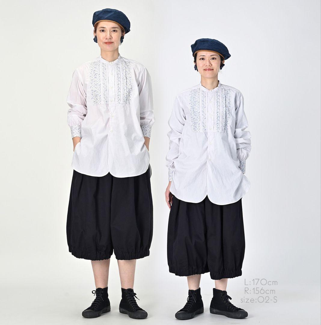 28日まで45R☆バチスト小花プリント908グーグーシャツ - メルカリ