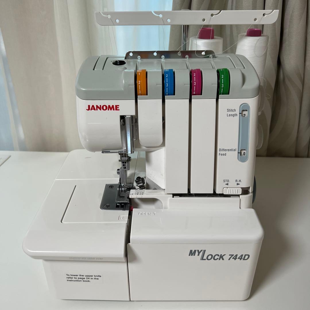 その他 JANOME MyLock 744D Janome My Lock 744D Overlocker Brand New In Box, 3 & 4 Thread Free