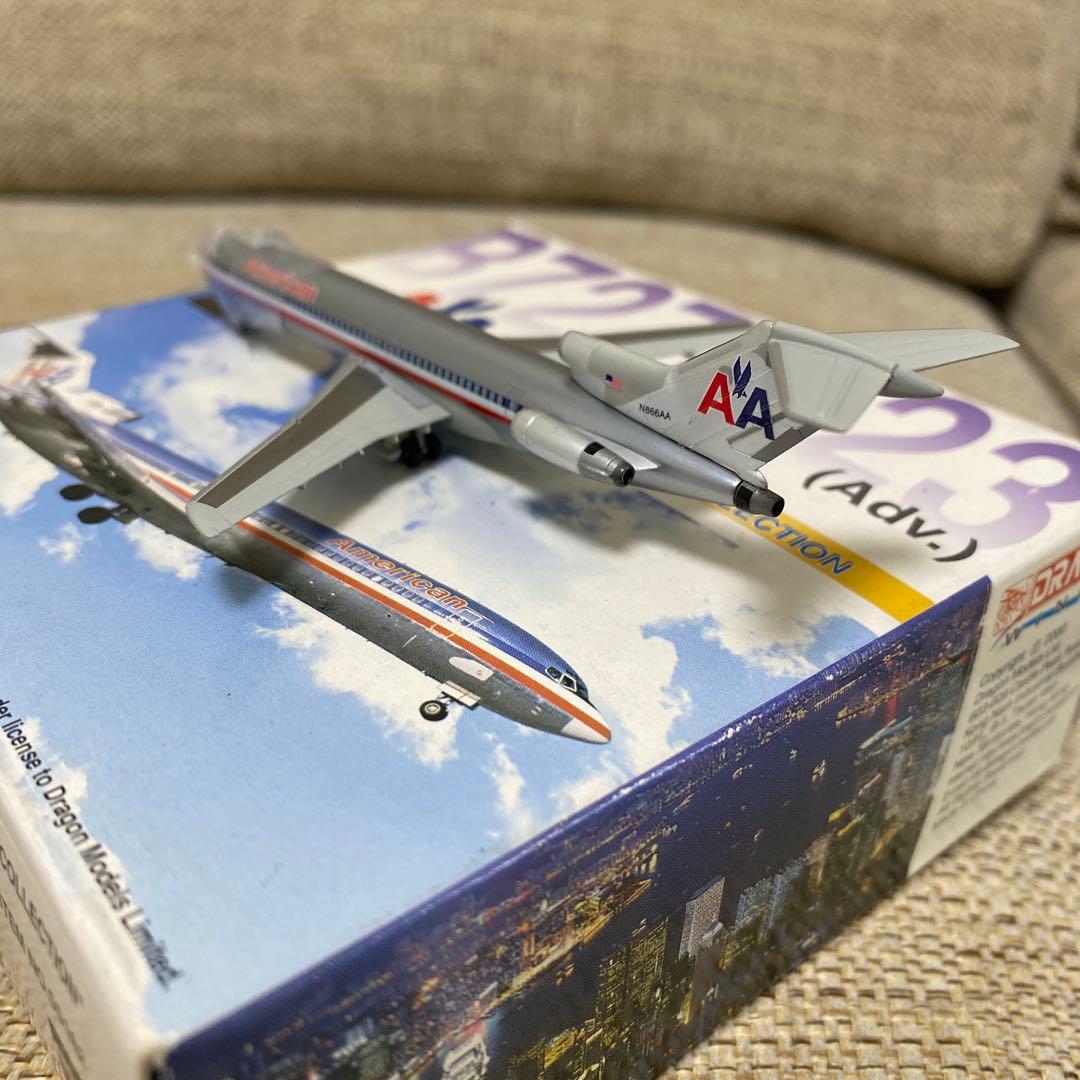 飛行機模型 American Airlines B727-223 ドラゴンモデル - メルカリ