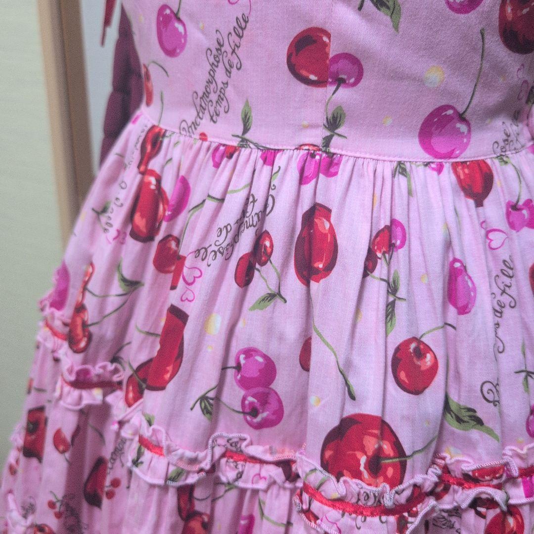 チェリー柄ロリータ服 5点セット メタモルフォーゼ - メルカリ