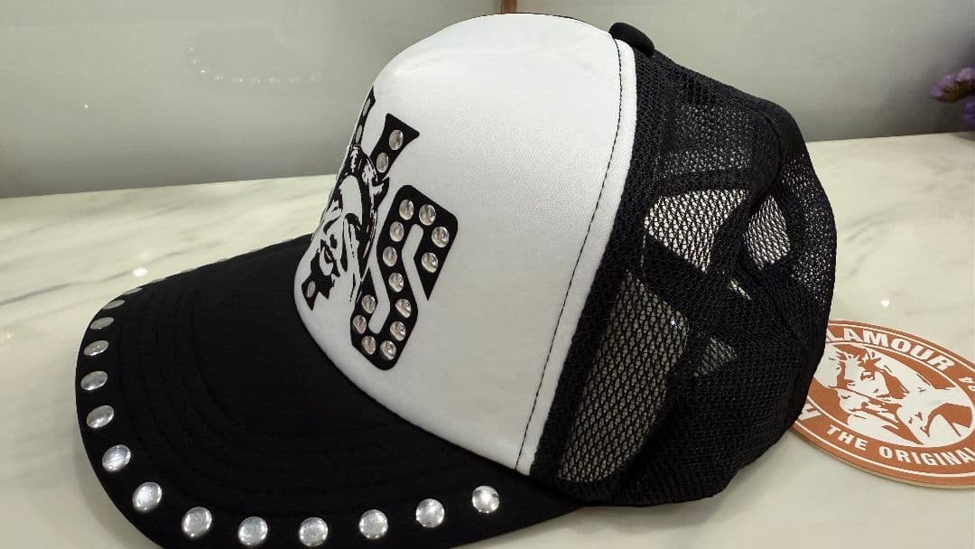 【新品未使用】ヒステリックグラマー　スタッズメッシュキャップ -007
