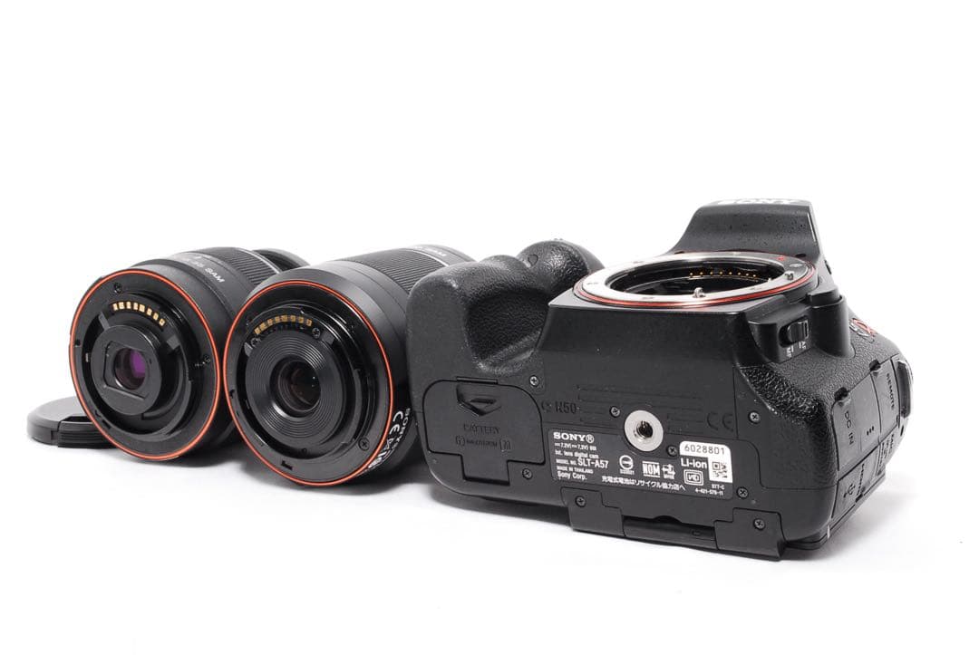 すぐ使える◇SONY α57◇Wレンズセット◇一眼レフカメラ◇スマホ転送