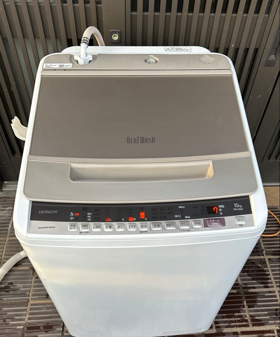日立 洗濯機 ビートウォッシュ 10.0kg BW-KSV100E シャンパン