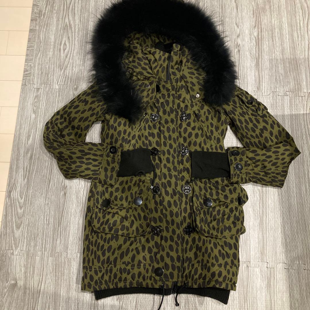 SLY n3b サイズ1 ヒョウ柄 モッズコート レオパード ロング スライ