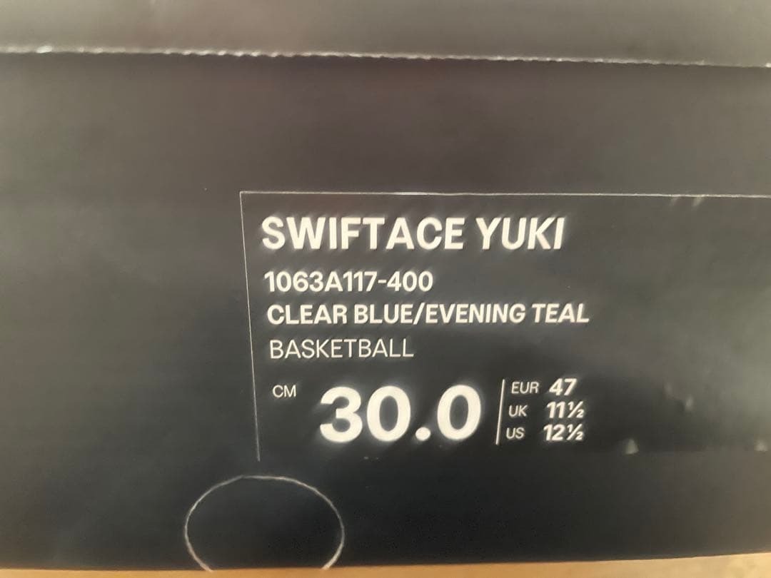 asics SWIFTACE YUKI バスケ シューズ 30.0cm 河村勇輝