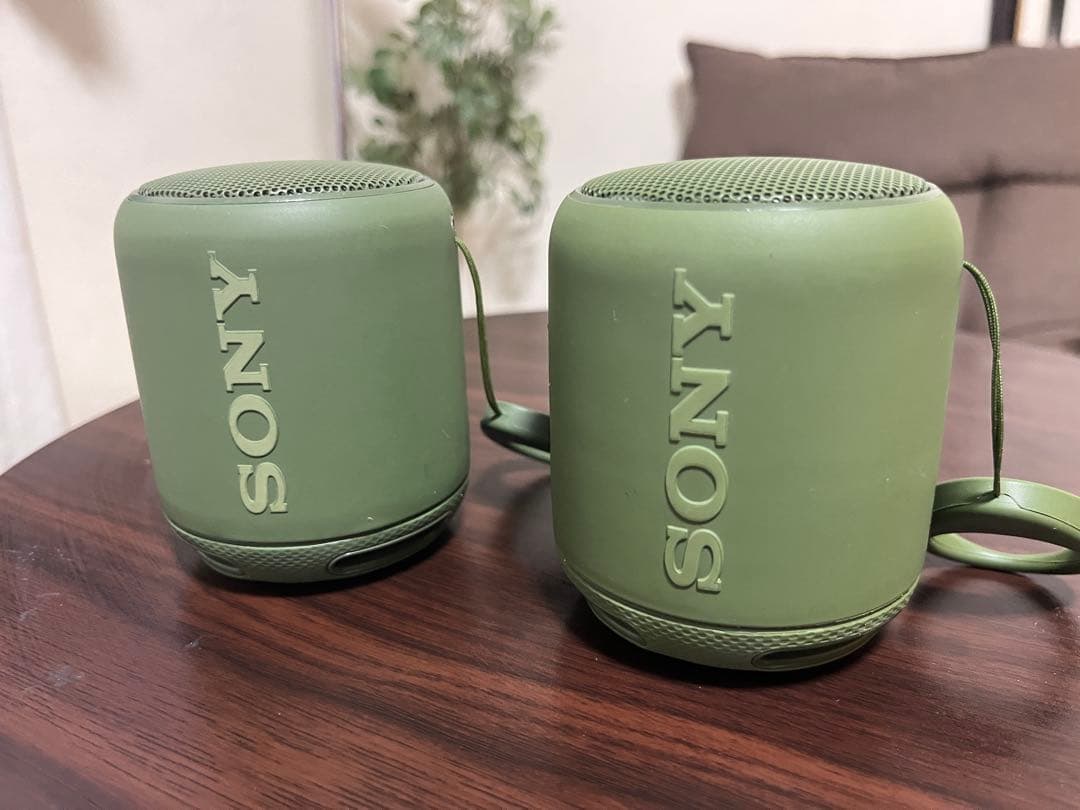 SONY SRS-XB10 ワイヤレススピーカー オリーブグリーン　2台セット SRS-XB10 | アクティブスピーカー／ネックスピーカー | ソニー