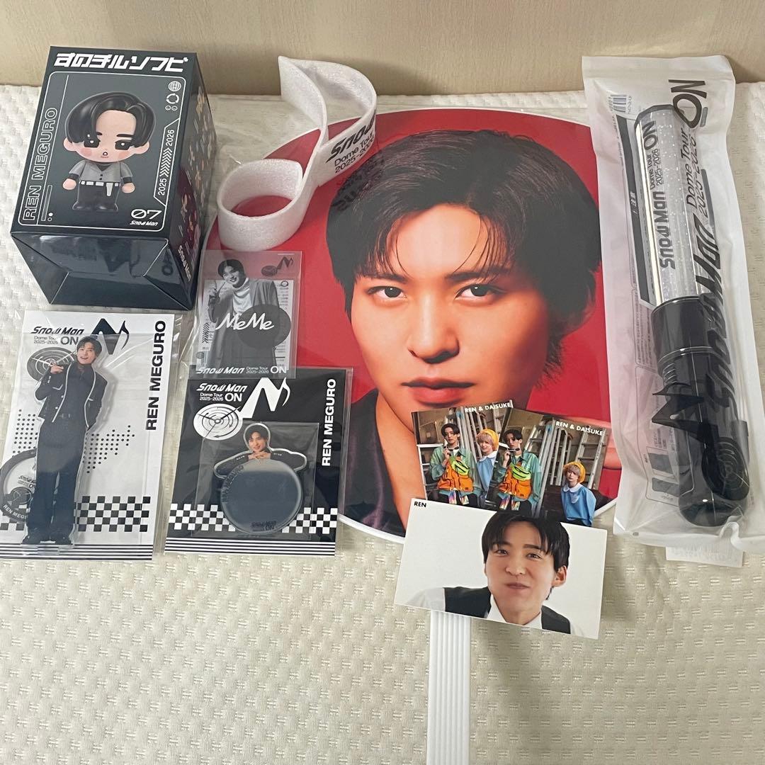  Man Dome Tour 2025-2026 ON 目黒蓮　グッズ ☆Snow Man Dome Tour 2025-2026 ON アクリルスタンド 目黒蓮◇新品Ss