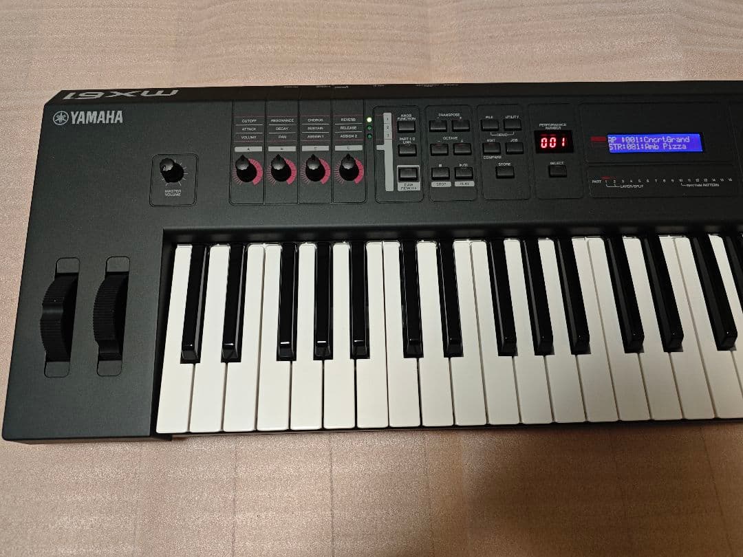輝幸 藤岡様】 MX61 シンセサイザー 61鍵 汎用ケース フットスイッチ