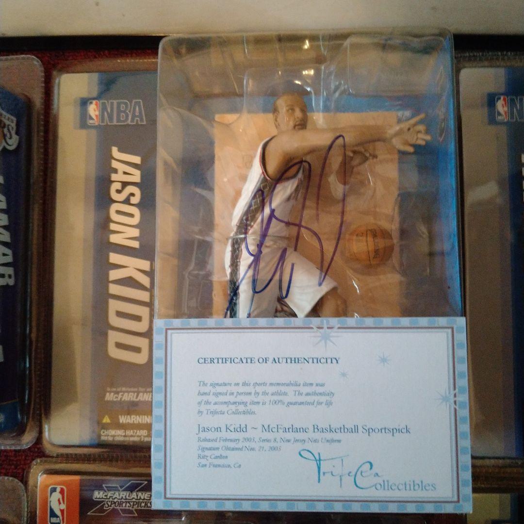 NBA マクファーレン 開封済み サイン入 証明書 ジェイソン キッド