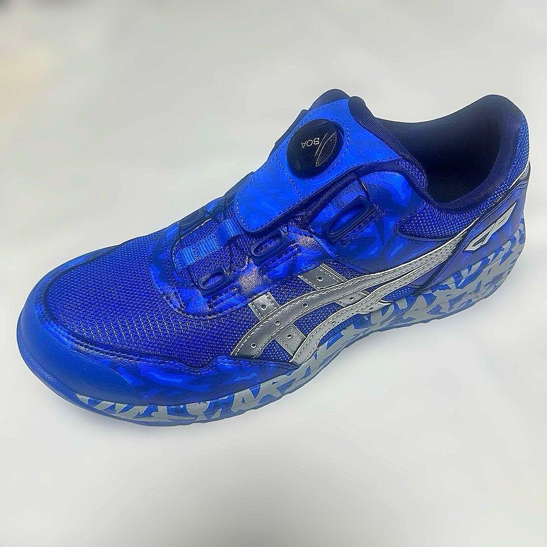 ASICS 安全靴 BLUE BOA IMPERIAL/PURE SILVER - メルカリ