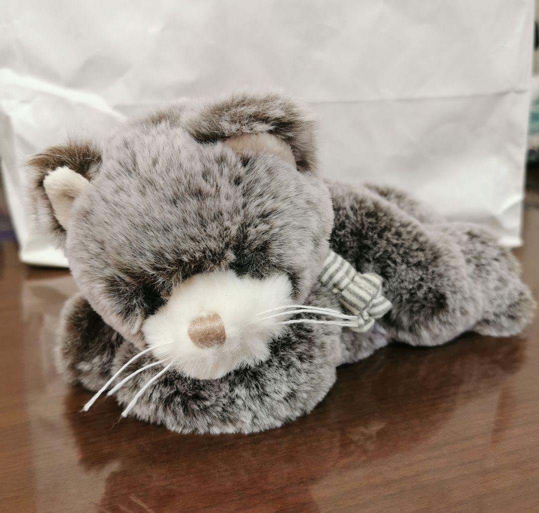 Bukowski ブコウスキー 猫 グレー ぬいぐるみ - メルカリ