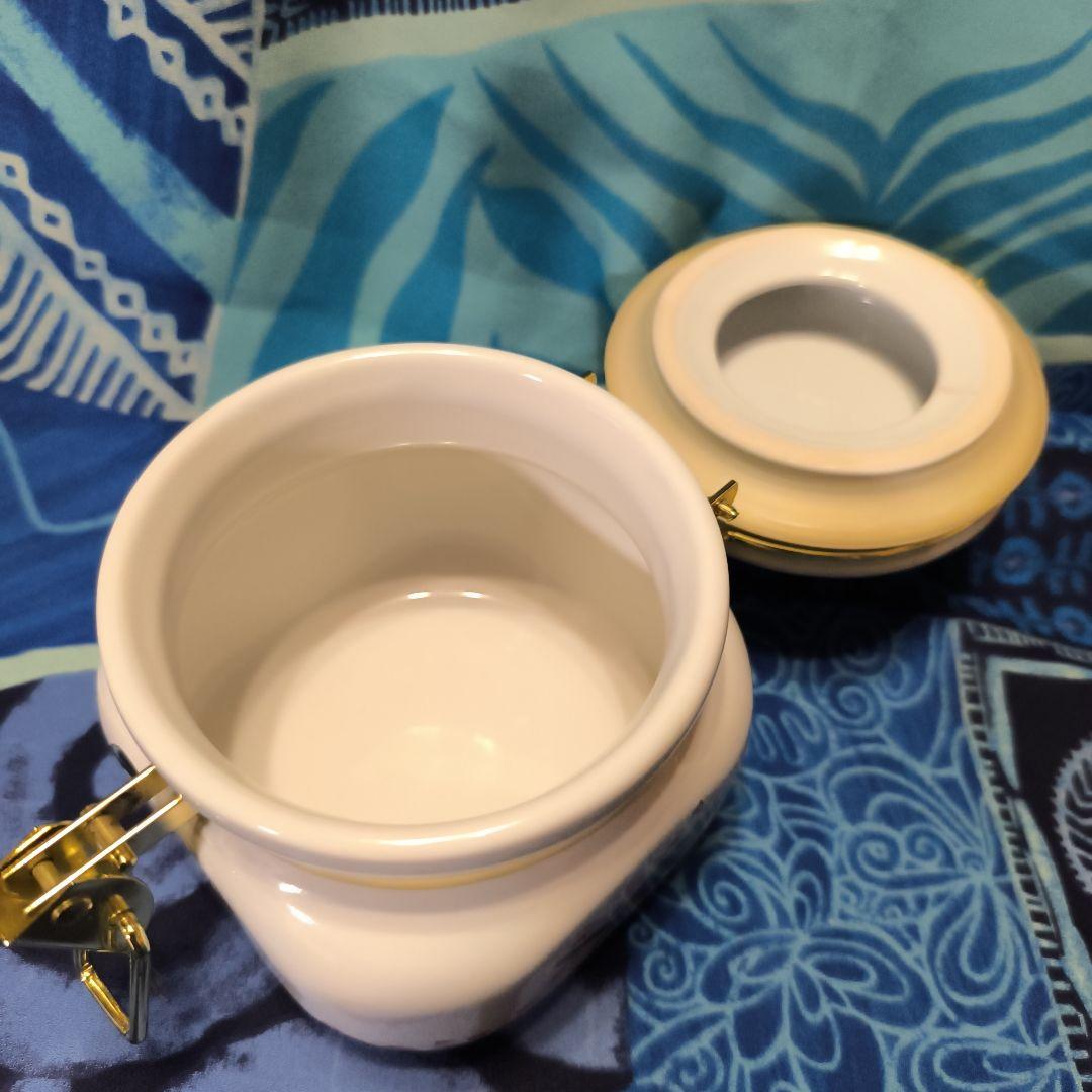 ハワイ クリバンキャット キャニスター 蓋付き密閉容器 傷あり