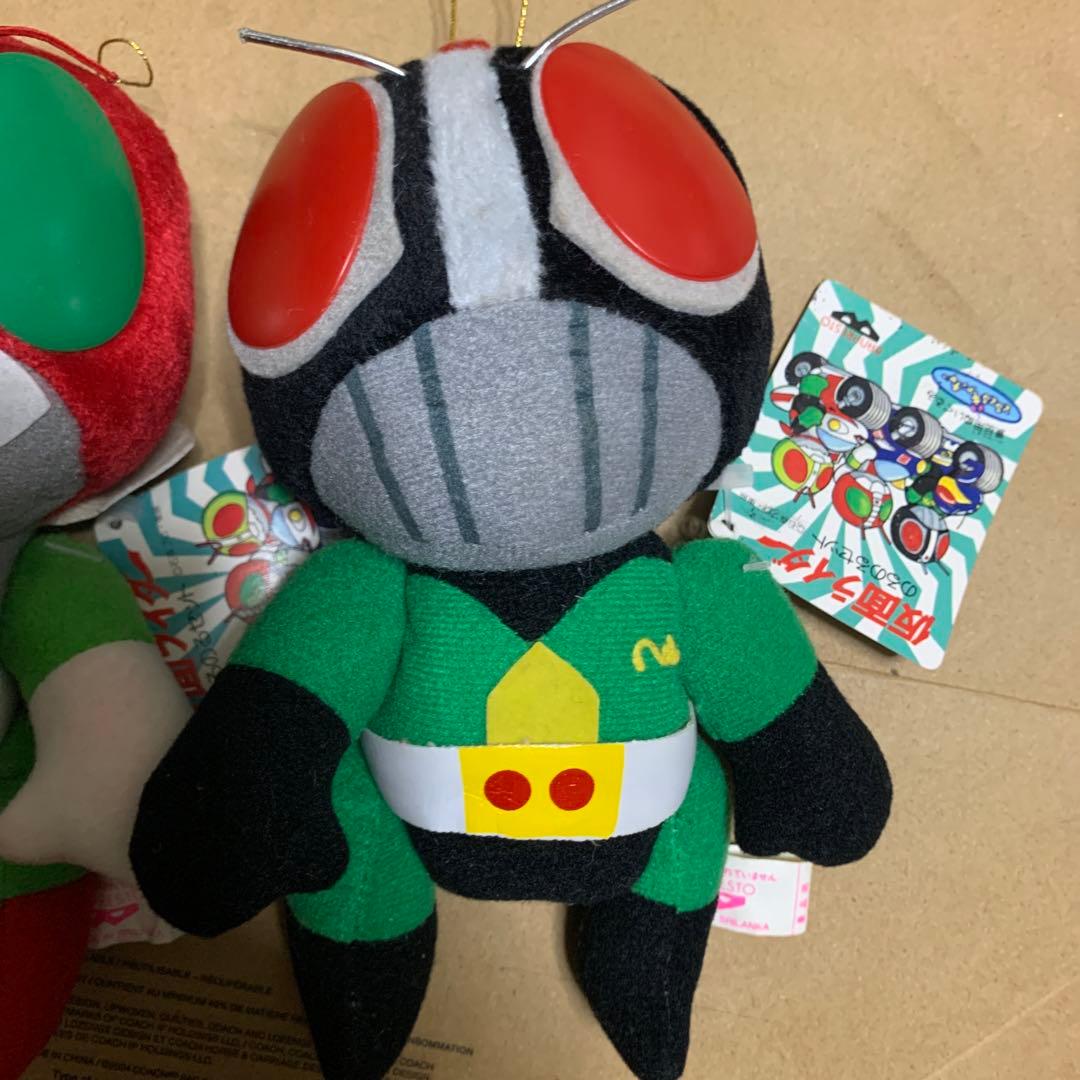激レア‼︎仮面ライダー1号 仮面ライダーV3 ぬいぐるみ 昔 レトロ