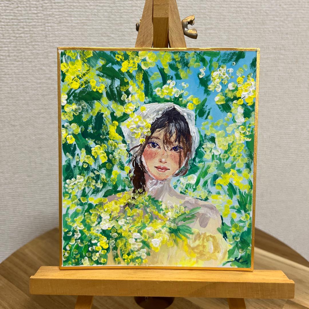 アクリル絵具 アクリル画 絵画 アクリル絵の具 水彩画 原画 イラスト
