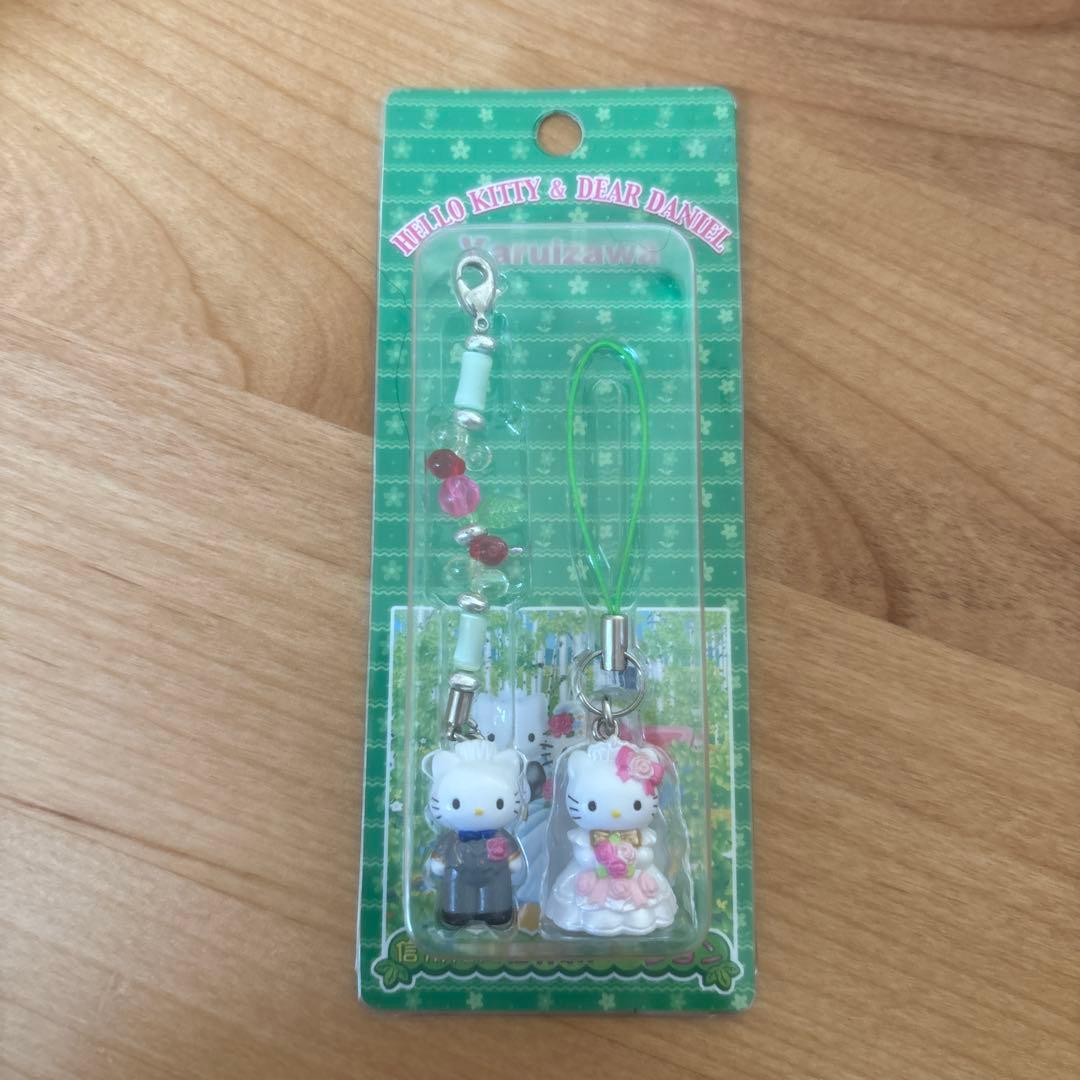 ご当地キティ 軽井沢限定 ハローキティ & ダニエル ストラップ