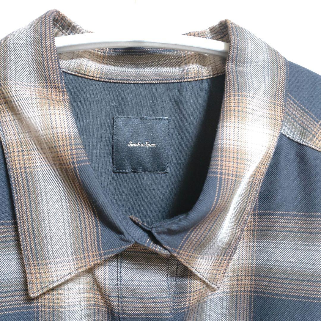 Spick and Span TRツイルチェックシャツ ブラック - メルカリ