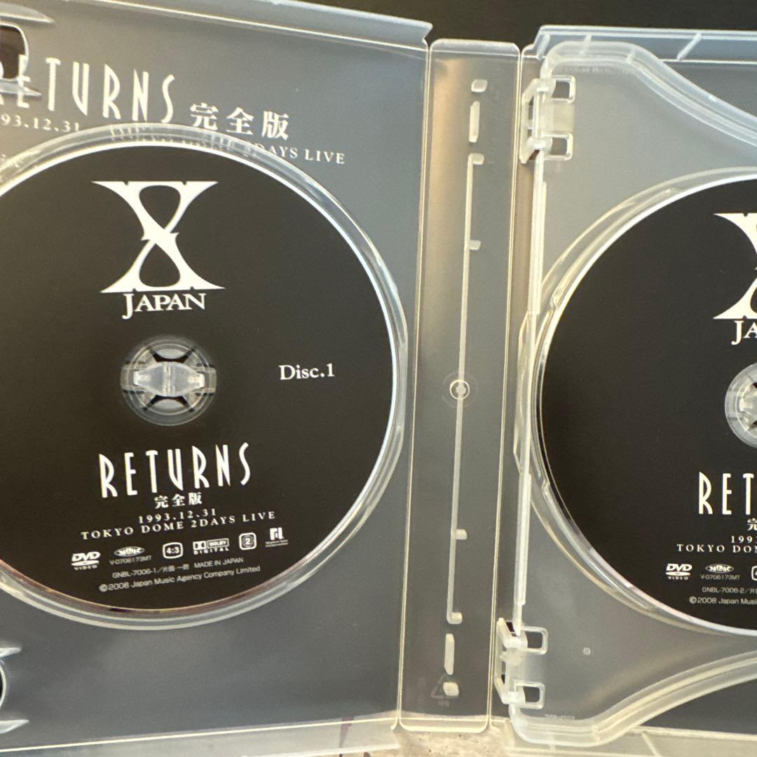 X JAPAN/X JAPAN RETURNS 完全版 DVD-BOX〈初回限…
