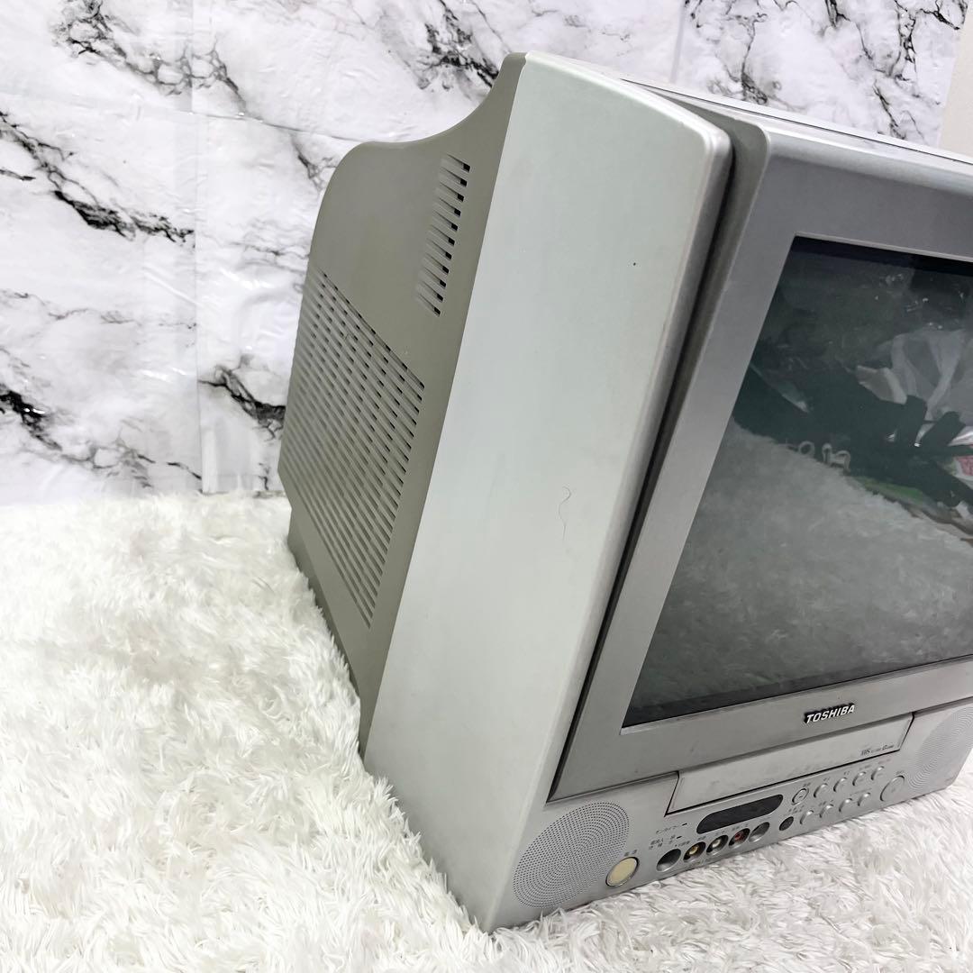 TOSHIBA ブラウン管テレビ VHS内蔵 15VS17 - メルカリ